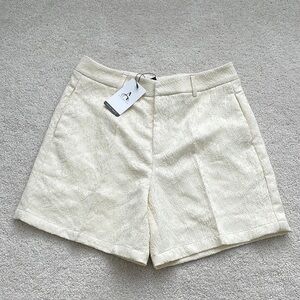 Ivory Trouser Shorts